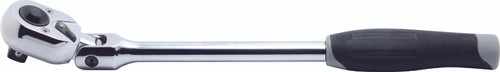 Ko-ken 4774JB 1/2 Sq. Dr. Ratchet Handle  24 teeth Flexible Head Length 330mm Push Button Plastic Handle