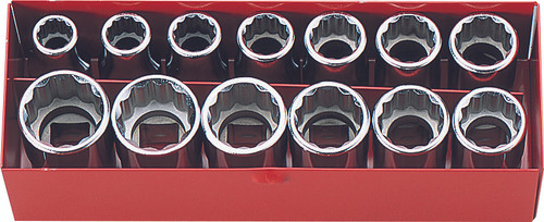 Ko-ken 4252M 1/2 Sq. Dr. 13 Piece 12-Point Metric Socket set  10-22mm