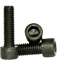 M6-1.00 x 100 mm Socket Head Cap Screws, Metric Class 12.9, Thermal Black Oxide, Partial Thread, Coarse (UNC), ISO 4762 / DIN 912, Qty 100