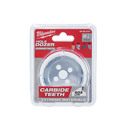Milwaukee 49-56-0727 2-1/2" HOLE DOZER with Carbide Teeth Hole Saw