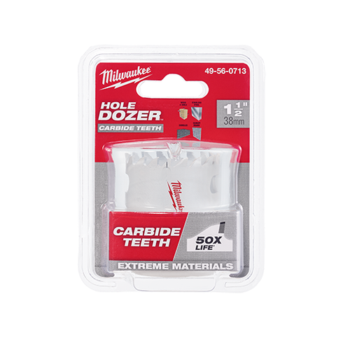 Milwaukee 49-56-0713 1-1/2" HOLE DOZER with Carbide Teeth Hole Saw