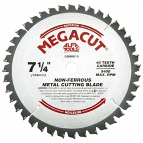 Alfa Tools SB68016 10" x 60T NoNFer Carbide Tipped Saw Blade