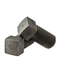1/2"-20 x 1" Square Head Set Screws, Cup Point, Plain Finish, Fine (UNF), Case Hardened, Qty 100