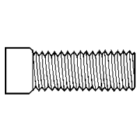 7/16"-14 x 1 1/4" Plow Bolts, Clip Head, Grade 5, Zinc Cr+3, Qty 50