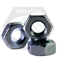 M16-2.00 Hex Nuts, Zinc Cr+3, Class 6, Coarse (UNC), DIN 934, Qty 50