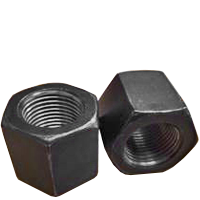 7/16"-20 High Nuts, Hardened, Grade 8, Plain Finish, Qty 100