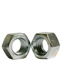 1 3/8"-6 Hex Nuts, Grade 5, Zinc Cr+3, Coarse (UNC), Medium Carbon Steel, Qty 10