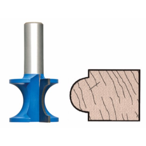 Alfa Tools RB75126 1 x 2 Bull Nose Router Bit