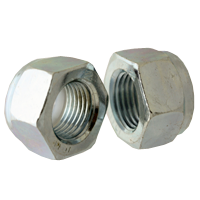 M24-3.00 Nylon Insert Lock Nuts, Metric Class 10, Zinc Cr+3, DIN 985, Qty 25