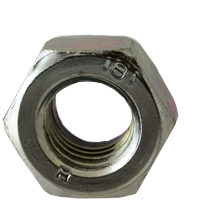 M16-2.00 Nylon Insert Lock Nuts, Metric Class 8, Zinc Cr+3, Coarse (UNC), DIN 985, Qty 50