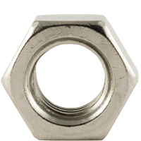 M4-0.70 Hex Nuts, Stainless Steel A4-70, Coarse (UNC), DIN 934, Qty 100