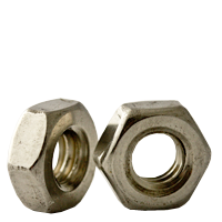 #10-24 Hex Machine Screw Nuts, 316 Stainless Steel, Qty 100