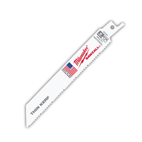 Milwaukee 48-00-8093 8 in. 8/12 TPI SAWZALL Blades 25PK