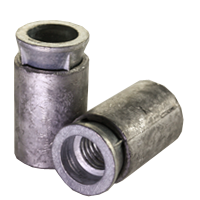 5/16"-18 Machine Screw Anchor, w/ Cone Lead Sleeve, w/ Tool, Zinc Alloy, Qty 100