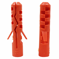 M6 x 60mm Mungo ML Nylon Plug Anchor, Qty 100, For Drywall, Brick, and Stone Purposes