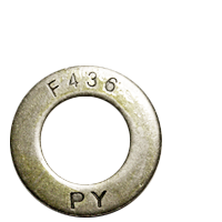 5/8" x 1 5/16" Structural Flat Washers, F436, Plain Finish, Medium Carbon Steel, Qty 200