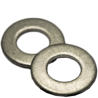 1" SAE Flat Washers, Plain Finish, Low Carbon Steel, Qty 1