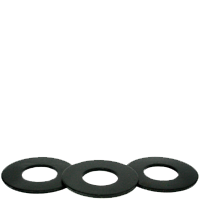 1 1/4" USS Flat Washers, Plain Finish, Medium Carbon Steel, Thru-Hardened, Made in USA, Qty 25