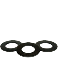 1 1/2" SAE Flat Washers, Plain Finish, Medium Carbon Steel, Thru-Hardened, Made in USA, Qty 10