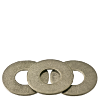 #10 x 3/8" x 0.047 Flat Washers, Commercial, 18-8 Stainless Steel A2, Qty 500