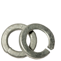3/8" Regular Split Lock Washers, Hot-Dipped Galvanized HDG, Qty 500