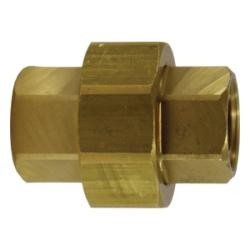 AMC 06104-08-004 Pipe Union, 1/2 in FNPTF x 1/2 in FNPTF, 1.79 in, Brass