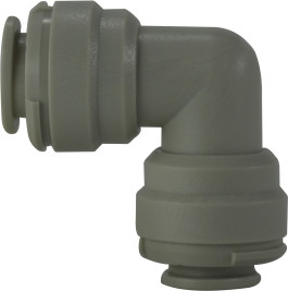 Midland Metal 20615P Union Elbow, 5/8 in Push-In x 5/8 in Push-In, Plastic