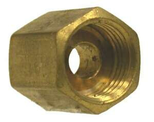 Mid-America Fittings 2302X2 Hex Internal Union, 1/8 in Female SAE Inverted Flared x 1/8 in Female SAE Inverted Flared