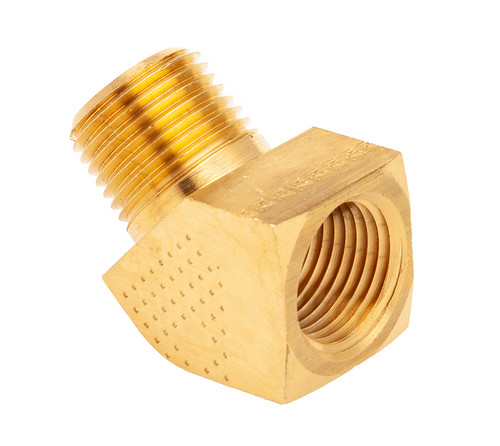 Midland Metal 23350X2 MAF/USA 45 Street Elbows, MAF/USA PIPE, 1/8 45 Street Elbow Sae, MAF/USA Brass Fittings