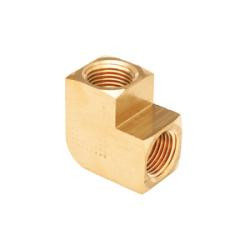 Midland Metal 23500X6 MAF/USA Elbow, MAF/USA PIPE, 3/8 Fpt Elbow 90 Sae, MAF/USA Brass Fittings