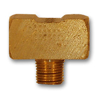 Midland Metal 23600X2 MAF/USA Male Branch Tee, MAF/USA PIPE, 1/8Fpt x 1/8Mpt Branch Tee Sae, MAF/USA Brass Fittings