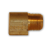 Midland Metal 49IF-66 MAF/USA INV Male Elbow, MAF/USA INVERTED FLARE, 3/8x3/8Mpt Invflr Male Elbow, MAF/USA Brass Fittings