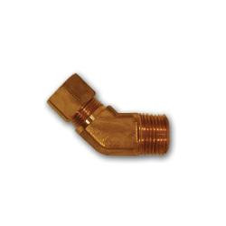 Midland Metal 3/8X3/8 COMP FGD 45 MA ELBOW - 6945F-66