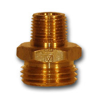 Midland Metal 76GH MAF/USA MGH x Male Pipe, MAF/USA GARDEN HOSE, 3/4Mht x 1/4Mpt Gh Adapt, MAF/USA Brass Fittings