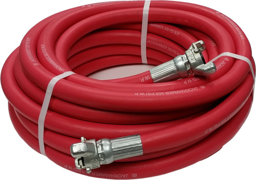 Buchanan Rubber JACK-075R-CUASSP General Purpose Jackhammer Air Hose Assembly with Universal Crimp Hose End, 50 ft L