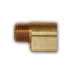 Mid-America Fittings LF116-12 Barstock 90 deg Street Elbow, 3/4 in FPT x 3/4 in MPT, Brass