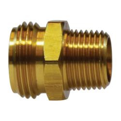 Mid-America Fittings LF79GH Rigid Adapter, 3/4 in MGH x 3/4 in MPT, Brass