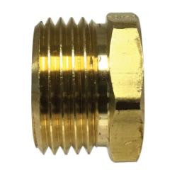 Mid-America Fittings LF81GH Rigid Adapter, 3/4 in MHT x 3/4 in FIP, Brass