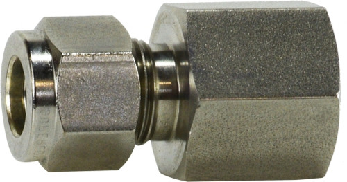 Midland Metal SSC240588 Connector, 1/2 in Tube OD x 1/2 in FIP, Stainless Steel