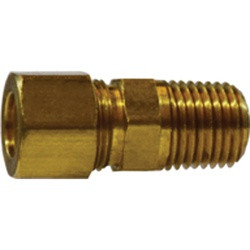 Midland Metal 00063-0402 Ball Check Valve, Compression, 63 1/4 x 1/8 Check Valve, Brass Fittings