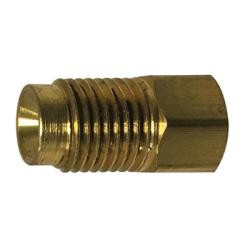 Midland Metal 08664-0409 Master Cylinder Connectors, Inverted Flare, 664In 1/4 x 9/16-18 Adap, Brass Fittings