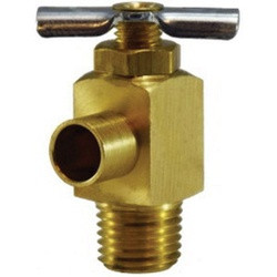 Midland Metal 3/8 X 1/4 NEEDLE DRAIN COCK w/ HOSE BIBB - 201DH