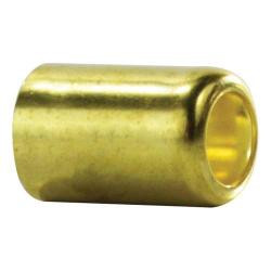 Midland Metal 32505 Smooth Hose Ferrule, 0.718 in Nominal, Compression, Brass