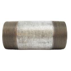 Midland Metal 56218 Welded Pipe Nipple, 3 in MPT x 3 in MPT, 60 in L, Steel, Galvanized, SCH 40 Schedule