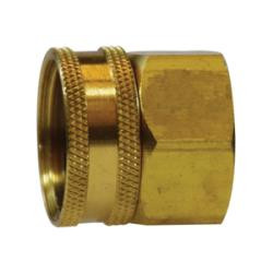 Midland Metal 5AS-12E Swivel FGH x Female Pipe, Garden Hose, 3/4 x 3/4 Fem Garden Hose To Fpt Swvl, Brass Fittings