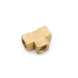 AMC 706101-08 Barstock Tee, 1/2 in FPT x 1/2 in FPT x 1/2 in FPT, Brass