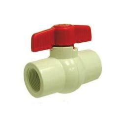 Midland Metal 2 1/2 WHITE PVC IPS BALL VALVE - 940290