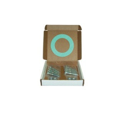Midland Metal 987262 Bolt & Gasket Set with 12 in Plated Steel Bolts