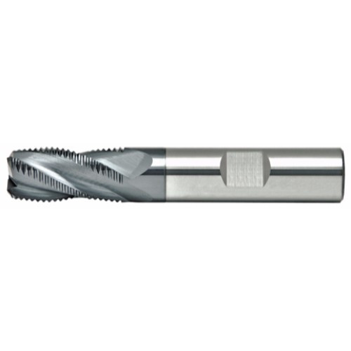 Alfa Tools SCREM50833AL 3/4 Long 4 Flute Coarse Altin Carbide Roughing End Mill
