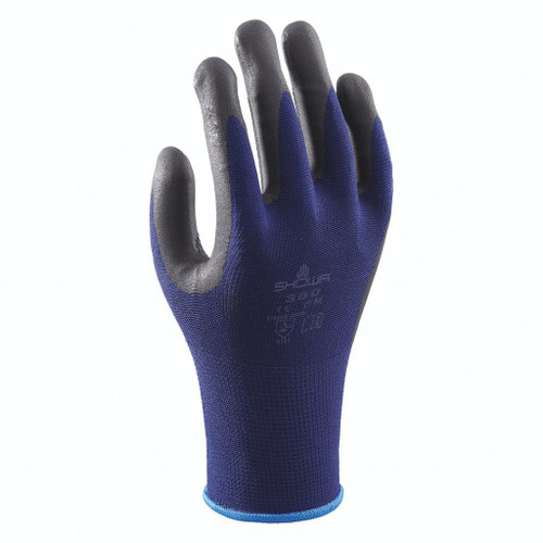 Showa 380XL-09 Foam Nitr Palm-Bl/Blk Coat 13-Ga Knit Liner XL (1 DZ)